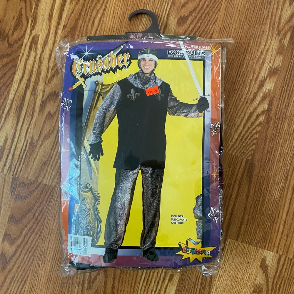 Crusader costume OS Adults by Costume Mania Knight Halloween